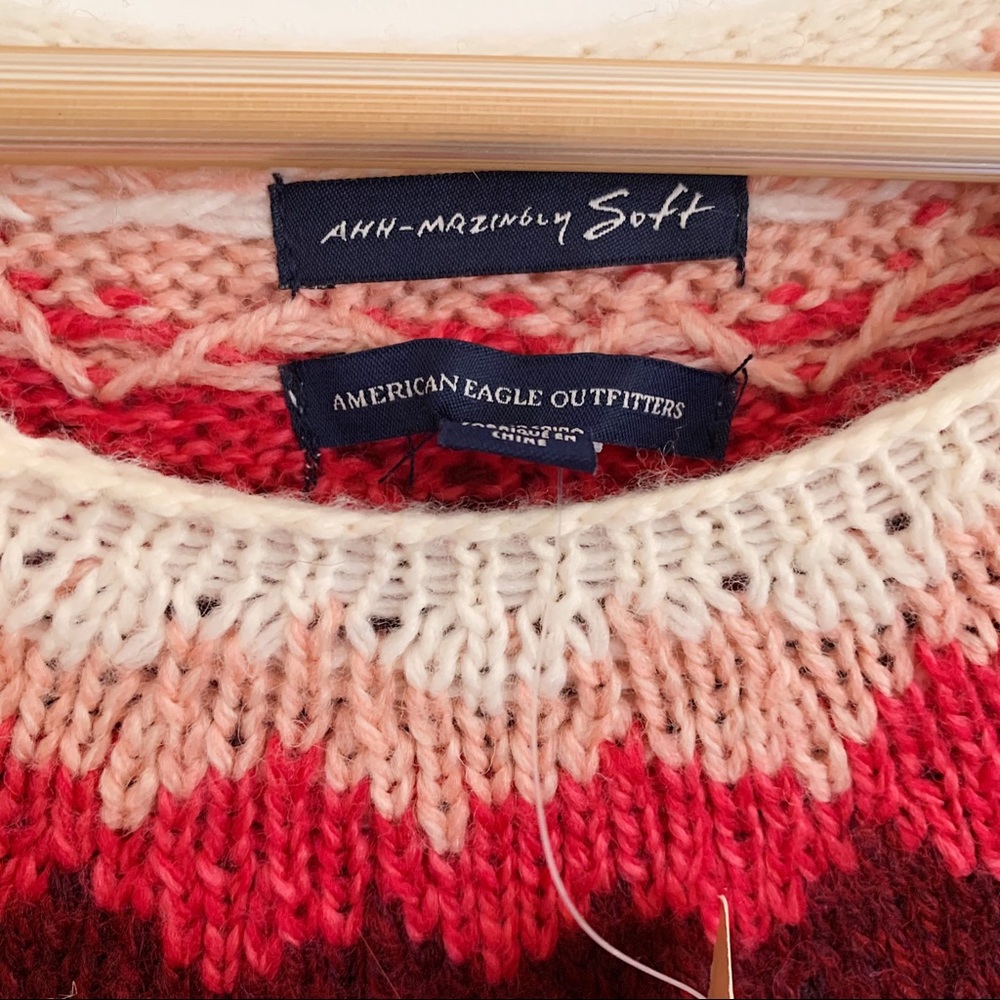 American Eagle | Fair Isle Sweater | Cream/Multi - Picture 2 of 7